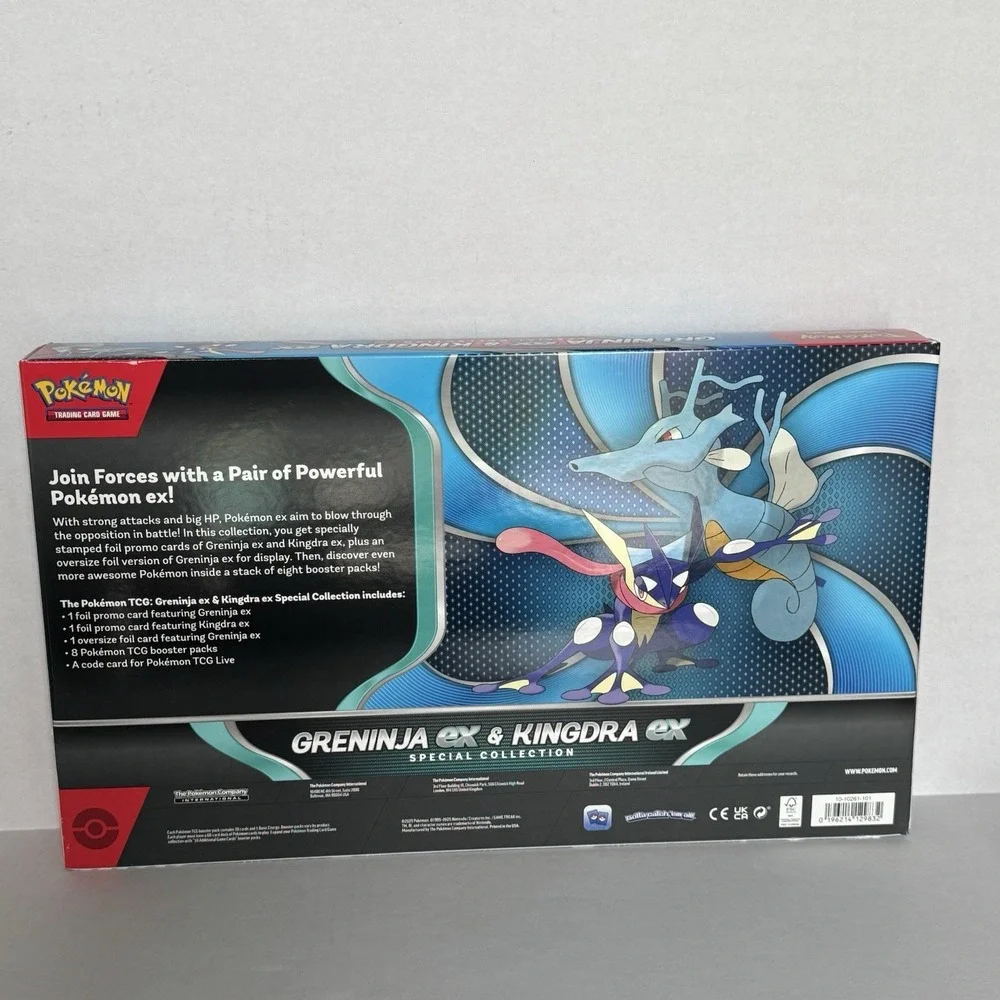 Pokemon Trading Card Game Greninja ex & Kingdra ex Special Collection Box SEALED - Picture 5 of 5
